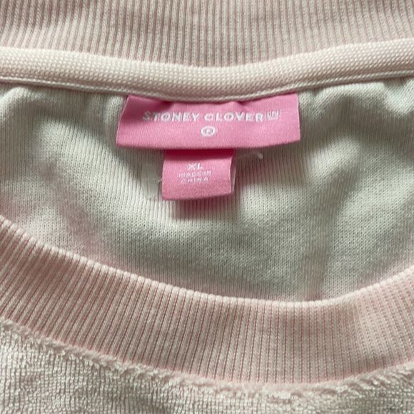 Stoney Clover Lane x Target Boxy Cropped Terry Sumer Lightweight Sweater - Picture 4 of 6